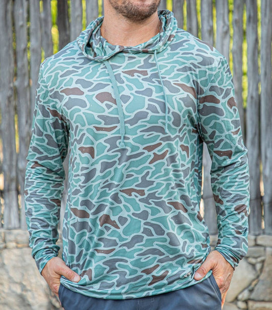 Retro Camo Performance Hoodie